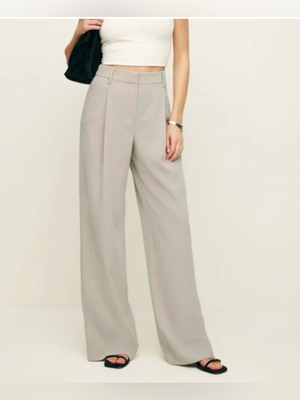 Reformation Alfred Trouser Pant Wide Leg Size 12 NWT